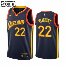 Golden State Warriors Andrew Wiggins 22 2020-21 City Edition Pelipaidat Swingman - Lasten